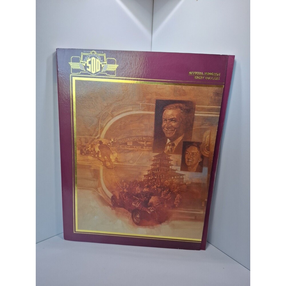 1995 Indianapolis 500 Official program With Field Card